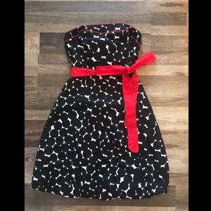 B.Darlin Polka Dot Cocktail Dress